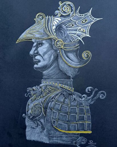 Aegis of the night - a Paint Artowrk by Yves De Vocht